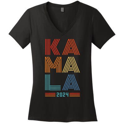 Kamala Harris 2024 Presidential Election Women's V-Neck T-Shirt