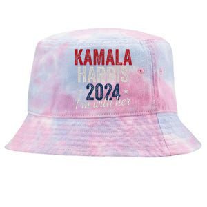 Kamala Harris 2024 Support IM With Her Kamala Harris 2024 Tie-Dyed Bucket Hat