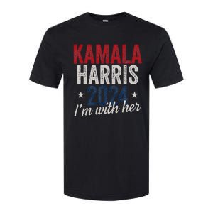 Kamala Harris 2024 Support IM With Her Kamala Harris 2024 Softstyle CVC T-Shirt