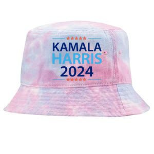 Kamala Harris 2024 Support Graphic Tie-Dyed Bucket Hat