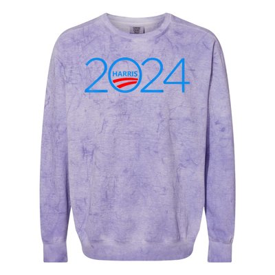 Kamala Harris 24 For The People Madam President Vote Kamala Colorblast Crewneck Sweatshirt