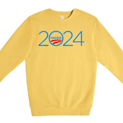 Kamala Harris 24 For The People Madam President Vote Kamala Premium Crewneck Sweatshirt