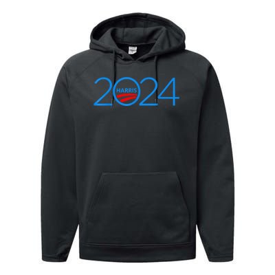 Kamala Harris 24 For The People Madam President Vote Kamala Performance Fleece Hoodie