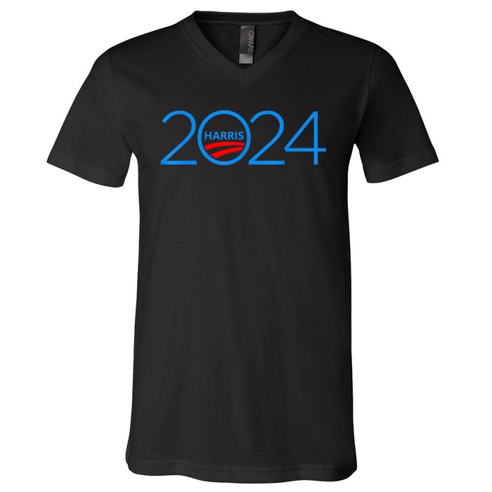 Kamala Harris 24 For The People Madam President Vote Kamala V-Neck T-Shirt