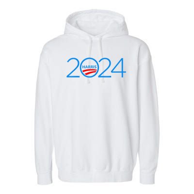 Kamala Harris 24 For The People Madam President Vote Kamala Garment-Dyed Fleece Hoodie