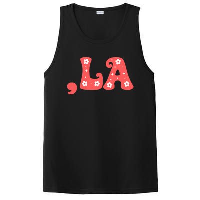 Kamala Harris 2024 President Comma La Funny Retro PosiCharge Competitor Tank