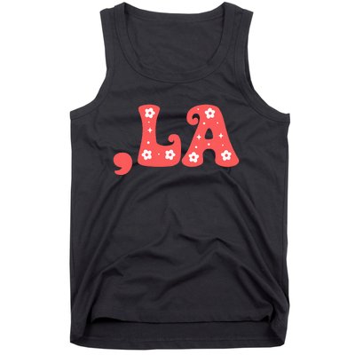 Kamala Harris 2024 President Comma La Funny Retro Tank Top