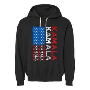 Kamala Harris 2024 Kamala Harris For President Kamala 2024 Garment-Dyed Fleece Hoodie