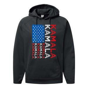 Kamala Harris 2024 Kamala Harris For President Kamala 2024 Performance Fleece Hoodie