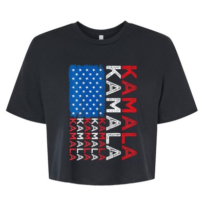 Kamala Harris 2024 Kamala Harris For President Kamala 2024 Bella+Canvas Jersey Crop Tee