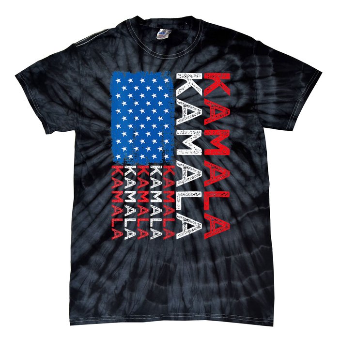 Kamala Harris 2024 Kamala Harris For President Kamala 2024 Tie-Dye T-Shirt