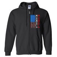 Kamala Harris 2024 Kamala Harris For President Kamala 2024 Full Zip Hoodie