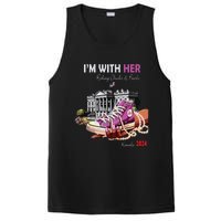 Kamala Harris 2024 IM With Her Rocking Chucks & Pearls PosiCharge Competitor Tank