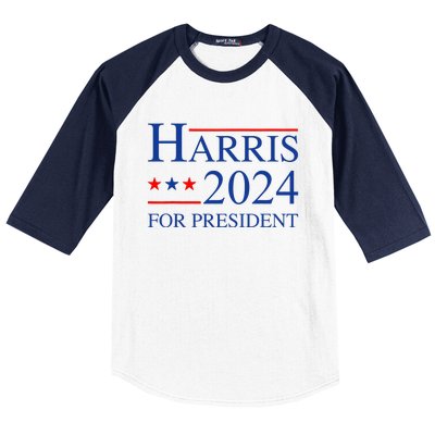 Kamala Harris 2024 For President Election Campaign Baseball Sleeve Shirt