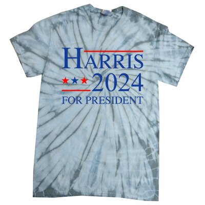 Kamala Harris 2024 For President Election Campaign Tie-Dye T-Shirt