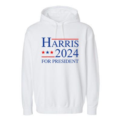 Kamala Harris 2024 For President Election Campaign Garment-Dyed Fleece Hoodie