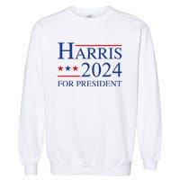 Kamala Harris 2024 For President Election Campaign Garment-Dyed Sweatshirt