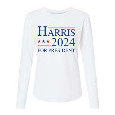 Kamala Harris 2024 For President Election Campaign Womens Cotton Relaxed Long Sleeve T-Shirt