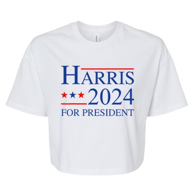 Kamala Harris 2024 For President Election Campaign Bella+Canvas Jersey Crop Tee