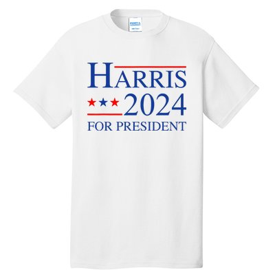 Kamala Harris 2024 For President Election Campaign Tall T-Shirt