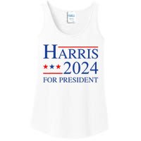 Kamala Harris 2024 For President Election Campaign Ladies Essential Tank