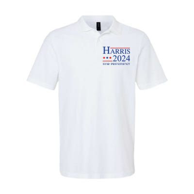 Kamala Harris 2024 For President Election Campaign Softstyle Adult Sport Polo