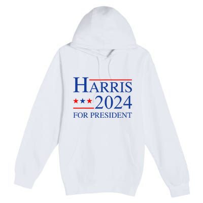 Kamala Harris 2024 For President Election Campaign Premium Pullover Hoodie