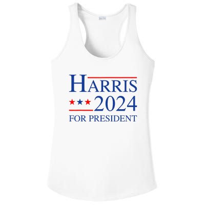 Kamala Harris 2024 For President Election Campaign Ladies PosiCharge Competitor Racerback Tank