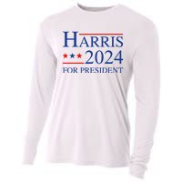 Kamala Harris 2024 For President Election Campaign Cooling Performance Long Sleeve Crew