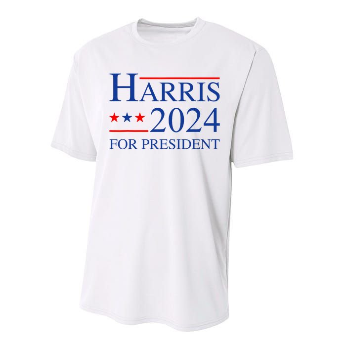 Kamala Harris 2024 For President Election Campaign Performance Sprint T-Shirt