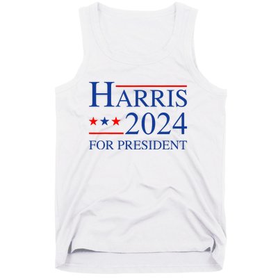 Kamala Harris 2024 For President Election Campaign Tank Top