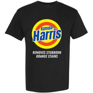 Kamala Harris 2024 Removes Stubborn Orange Stains Humorous Garment-Dyed Heavyweight T-Shirt