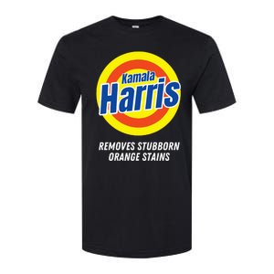 Kamala Harris 2024 Removes Stubborn Orange Stains Humorous Softstyle CVC T-Shirt