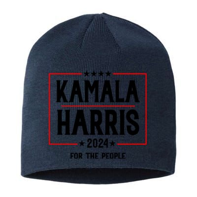 Kamala Harris 2024 For The People Graphic Sustainable Beanie