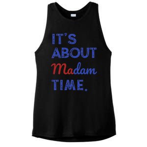 Kamala Harris 2024 ItS About Madam Time President Election Gift Ladies PosiCharge Tri-Blend Wicking Tank