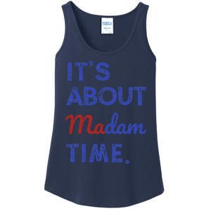 Kamala Harris 2024 ItS About Madam Time President Election Gift Ladies Essential Tank