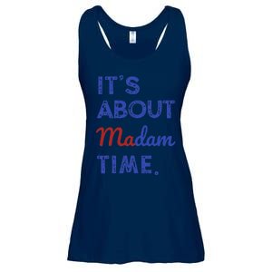 Kamala Harris 2024 ItS About Madam Time President Election Gift Ladies Essential Flowy Tank