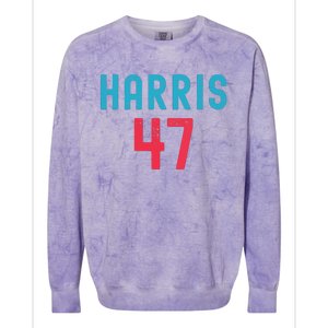 Kamala Harris 2024 Kamala For President Colorblast Crewneck Sweatshirt