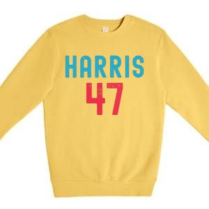 Kamala Harris 2024 Kamala For President Premium Crewneck Sweatshirt