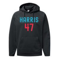 Kamala Harris 2024 Kamala For President Performance Fleece Hoodie