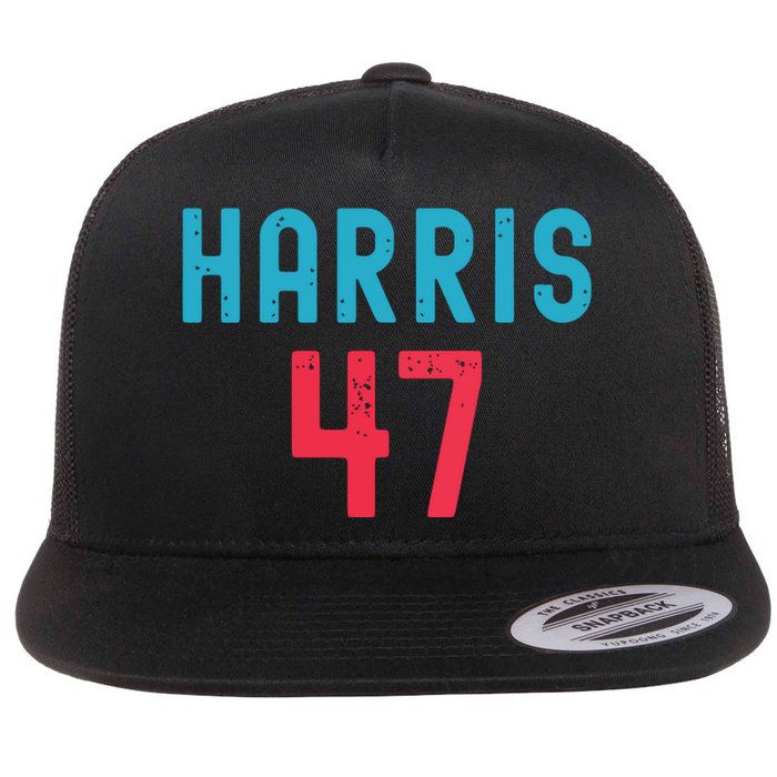 Kamala Harris 2024 Kamala For President Flat Bill Trucker Hat