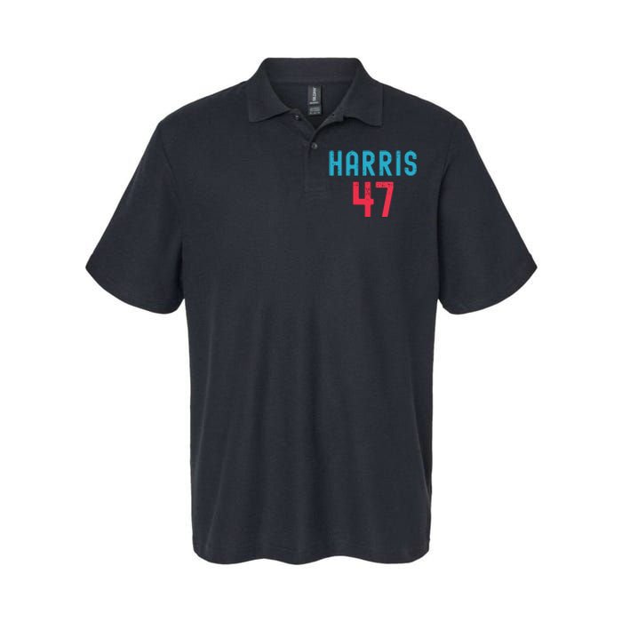 Kamala Harris 2024 Kamala For President Softstyle Adult Sport Polo