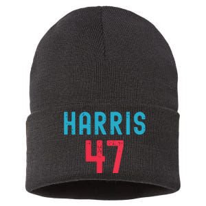 Kamala Harris 2024 Kamala For President Sustainable Knit Beanie