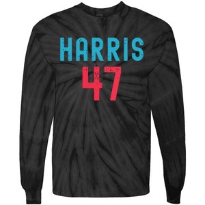 Kamala Harris 2024 Kamala For President Tie-Dye Long Sleeve Shirt