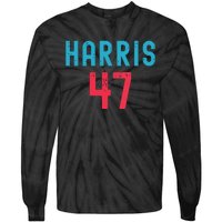 Kamala Harris 2024 Kamala For President Tie-Dye Long Sleeve Shirt