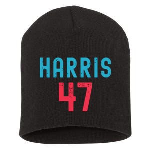 Kamala Harris 2024 Kamala For President Short Acrylic Beanie