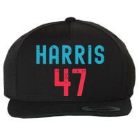 Kamala Harris 2024 Kamala For President Wool Snapback Cap