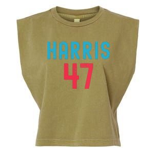 Kamala Harris 2024 Kamala For President Garment-Dyed Women's Muscle Tee