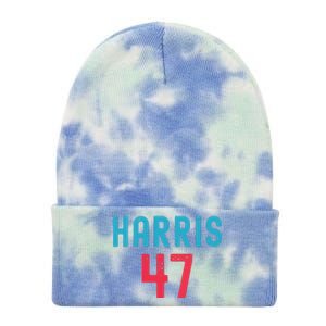 Kamala Harris 2024 Kamala For President Tie Dye 12in Knit Beanie