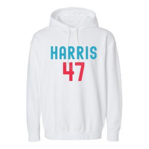 Kamala Harris 2024 Kamala For President Garment-Dyed Fleece Hoodie